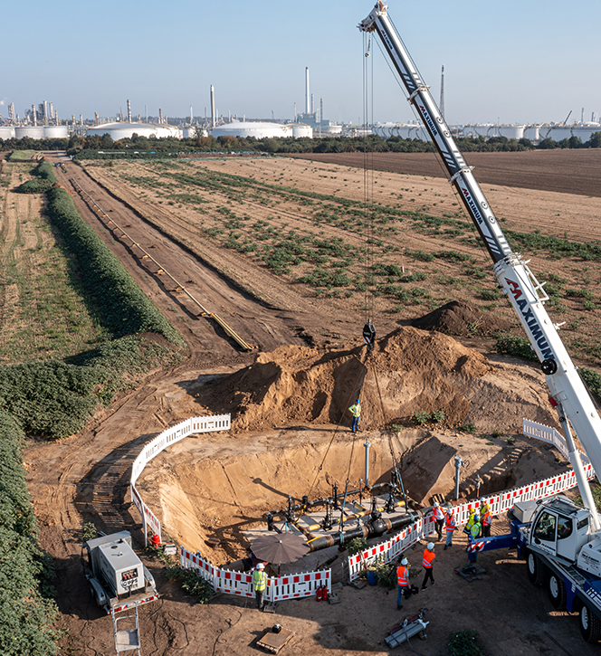 ONTRAS H2-Startnetz / Energiepark Bad Lauchstädt