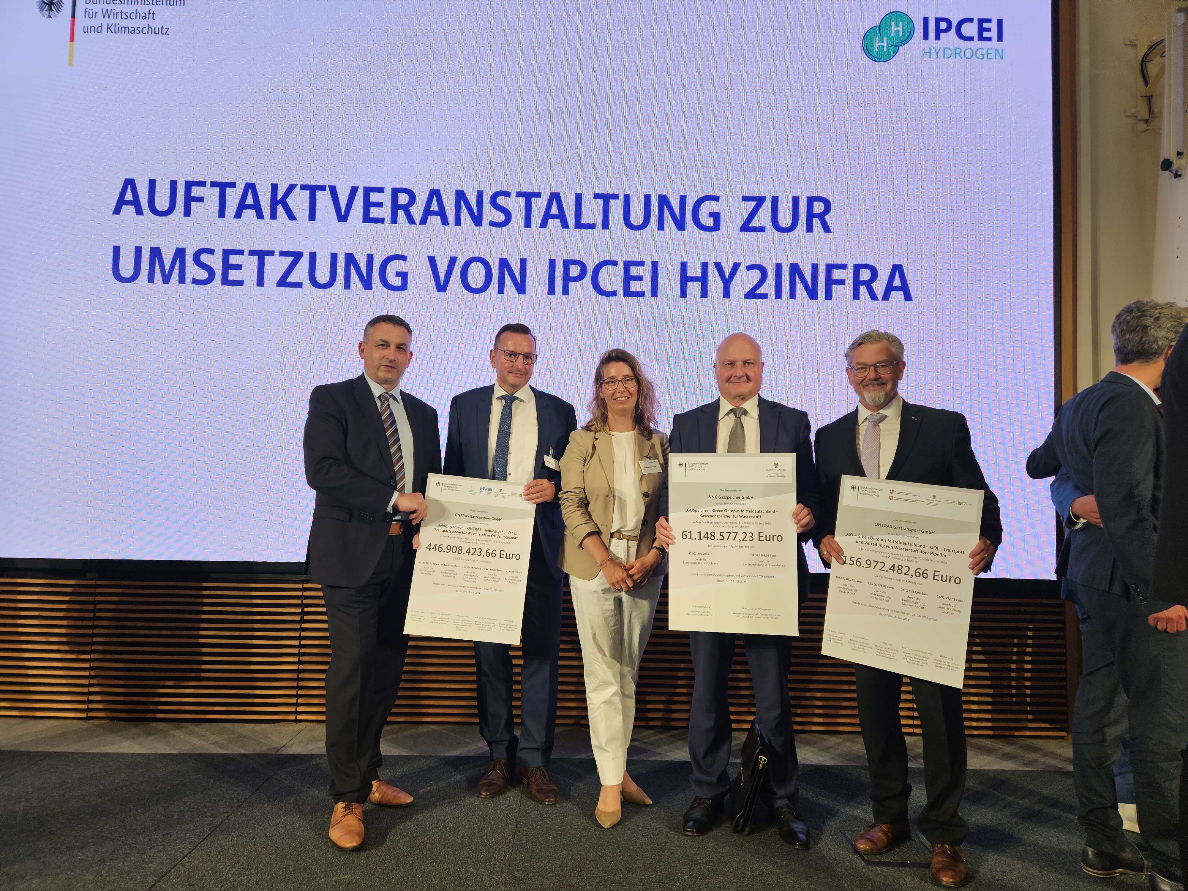 H2-Projekte Green Octopus Mitteldeutschland und doing hydrogen erhalten IPCEI-Förderbescheid