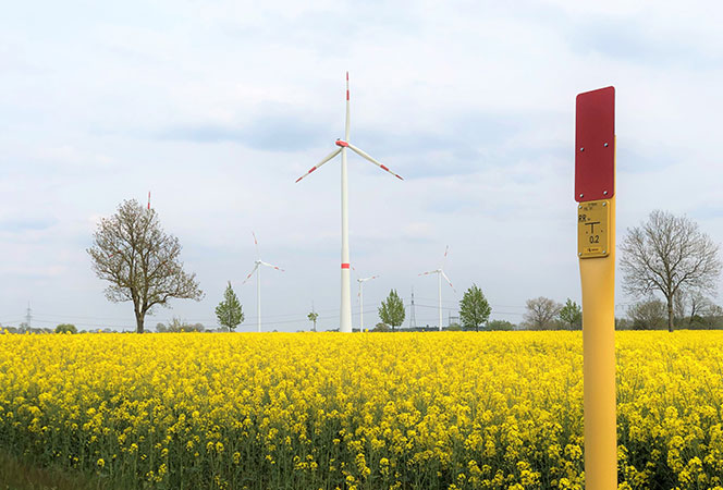 ONTRAS H2-Startnetz - Bauablauf einer Wasserstoffleitung - Verfüllen und Rekultivierung