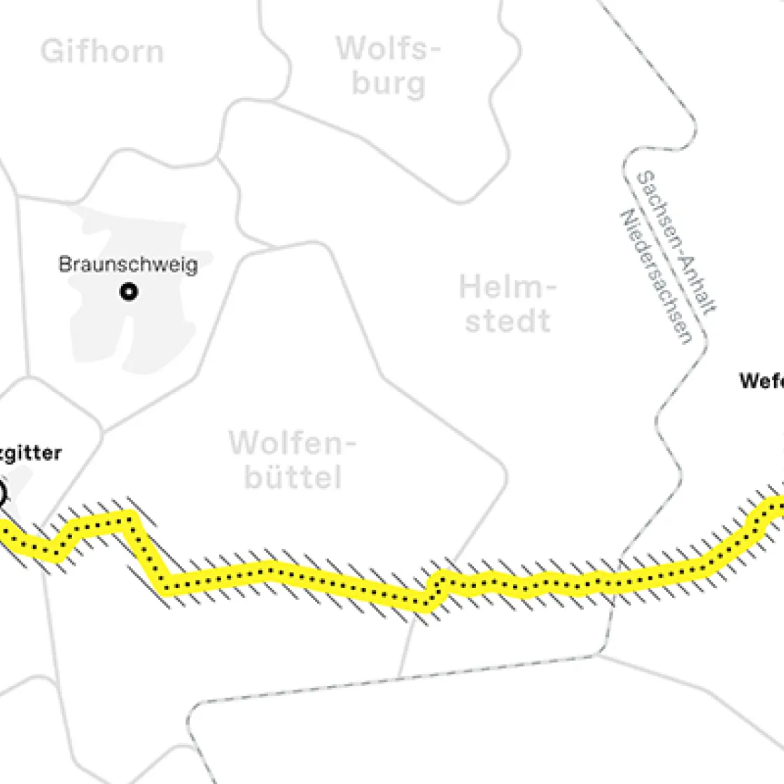 ONTRAS H2-Startnetz H2-Neubau Wefensleben-Salzgitter