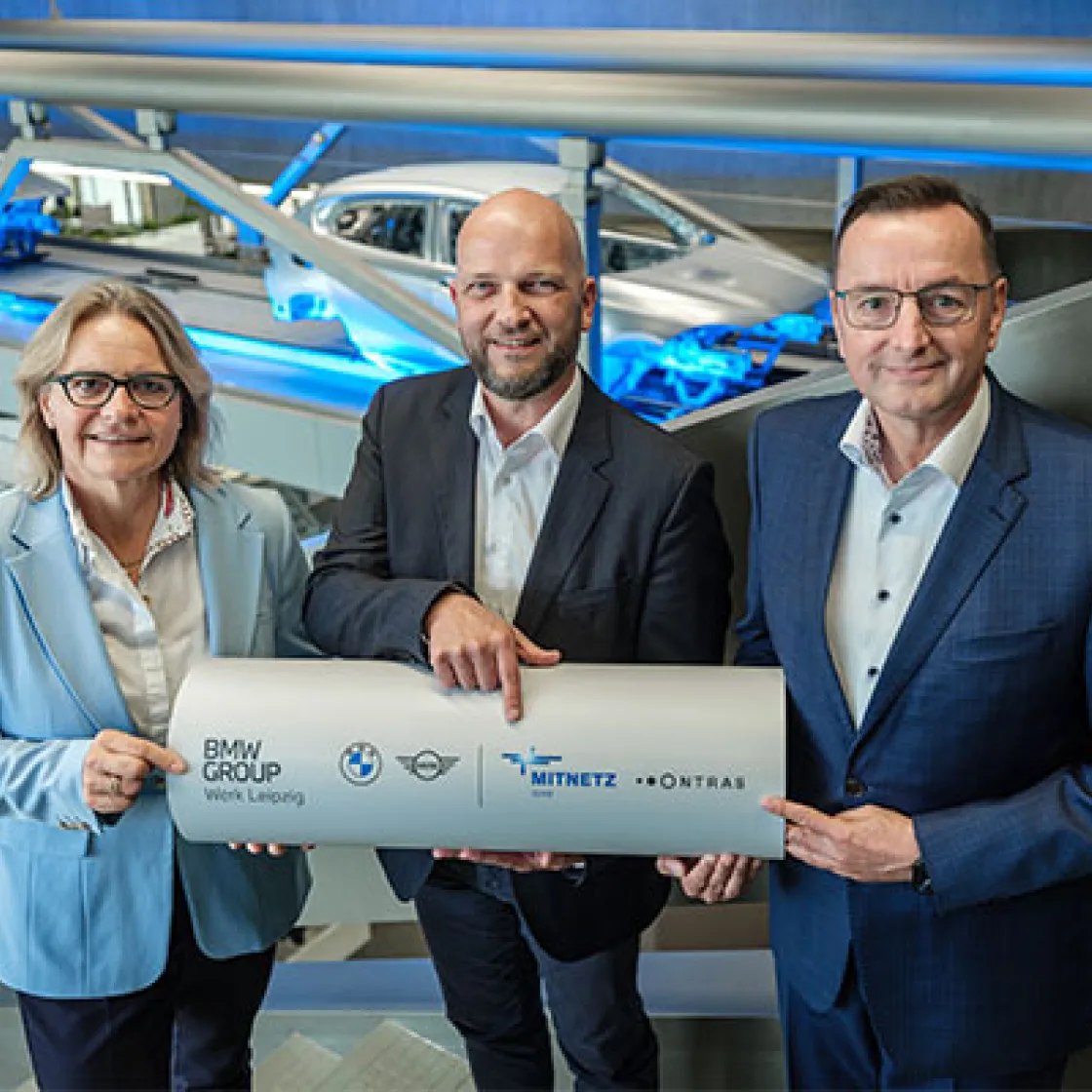BMW, ONTRAS und MITNETZ GAS ebnen Weg für Wasserstoffversorgung des BMW Group Werks Leipzig
