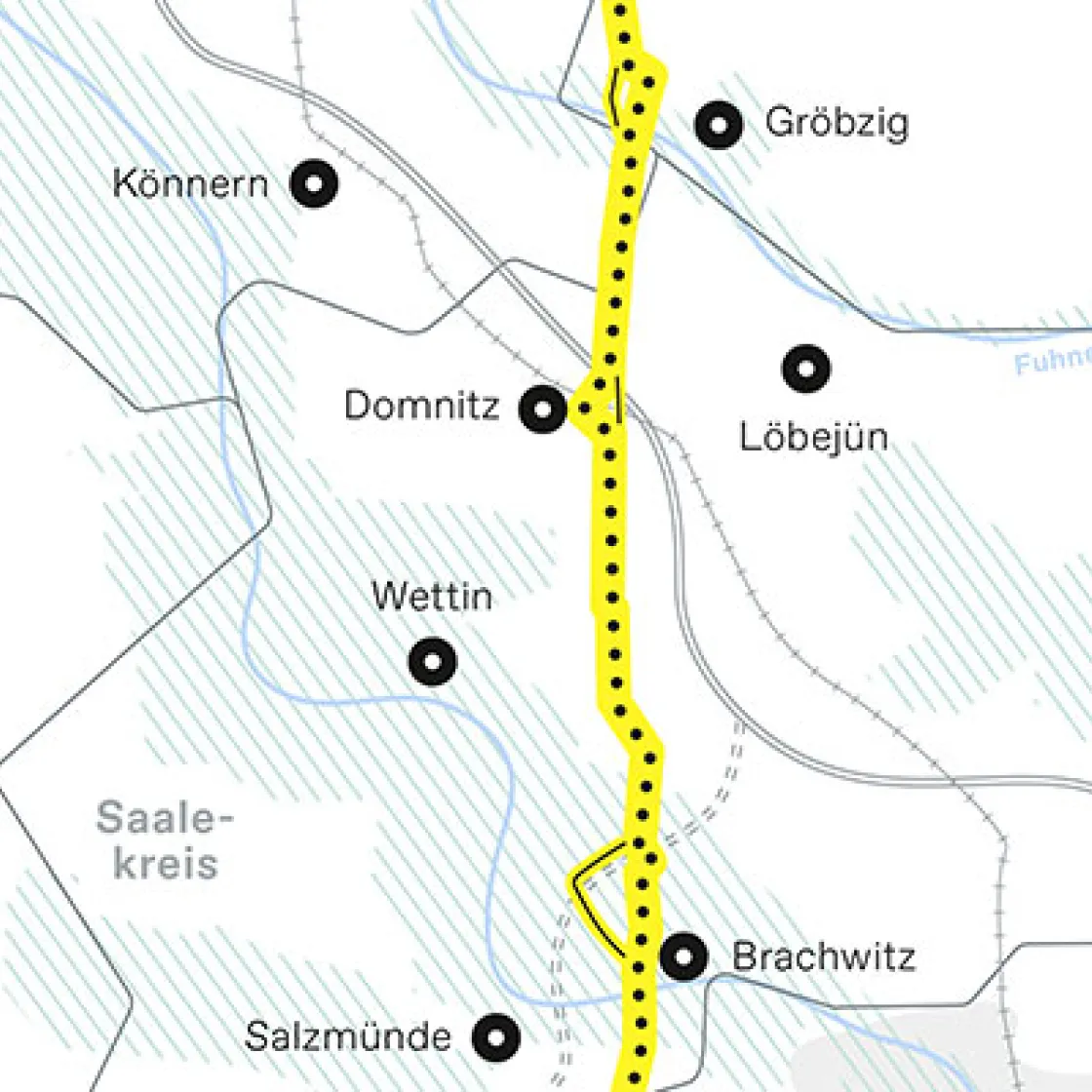 ONTRAS H2-Startnetz Infomarkt H2-Leitungsneubau Angersdorf-Preußlitz