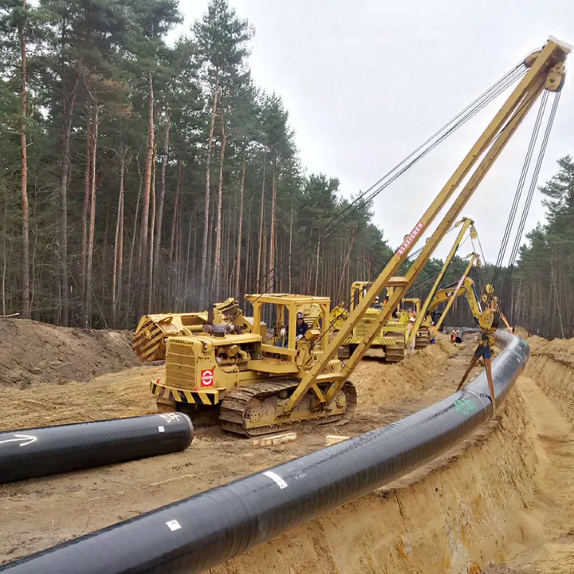 ONTRAS H2-Startnetz Bauablauf