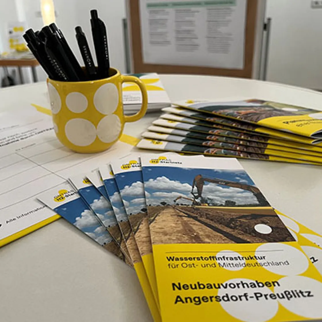 ONTRAS veranstaltet Infomärkte für H2-Leitungsprojekt Angersdorf-Preußlitz