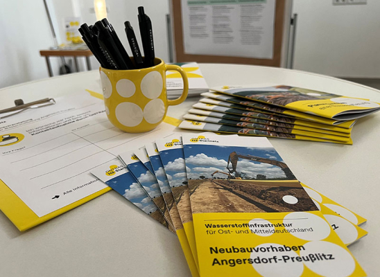 ONTRAS Infomarkt H2-Projekt Angersdorf-Preußlitz